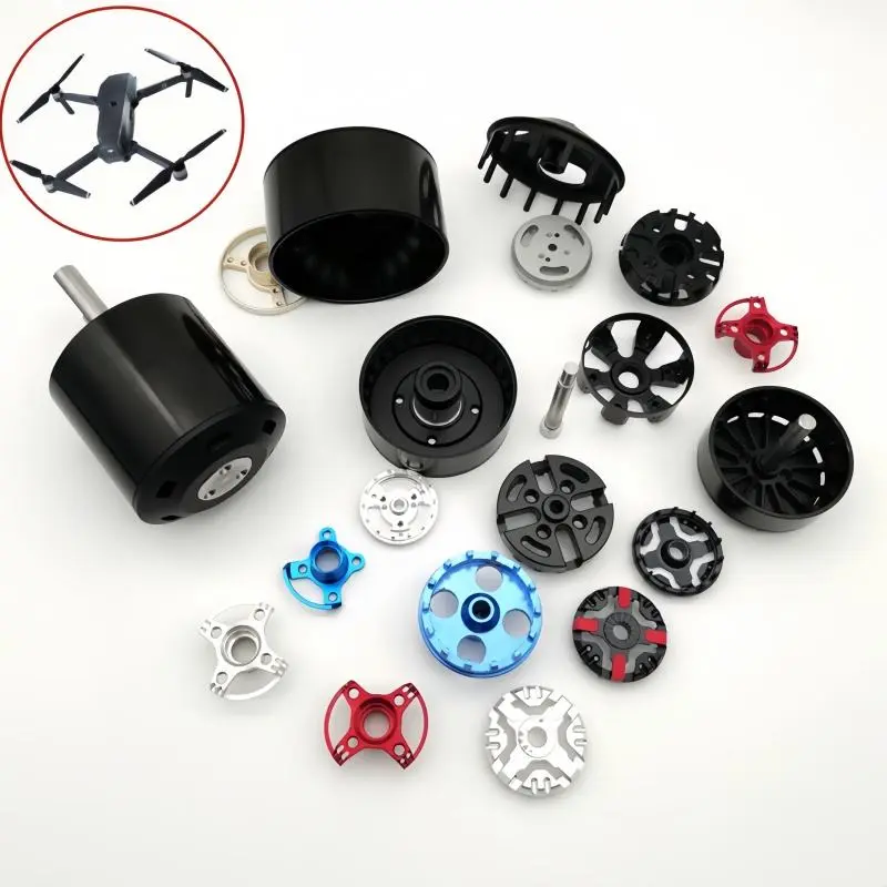 precision machining drone parts